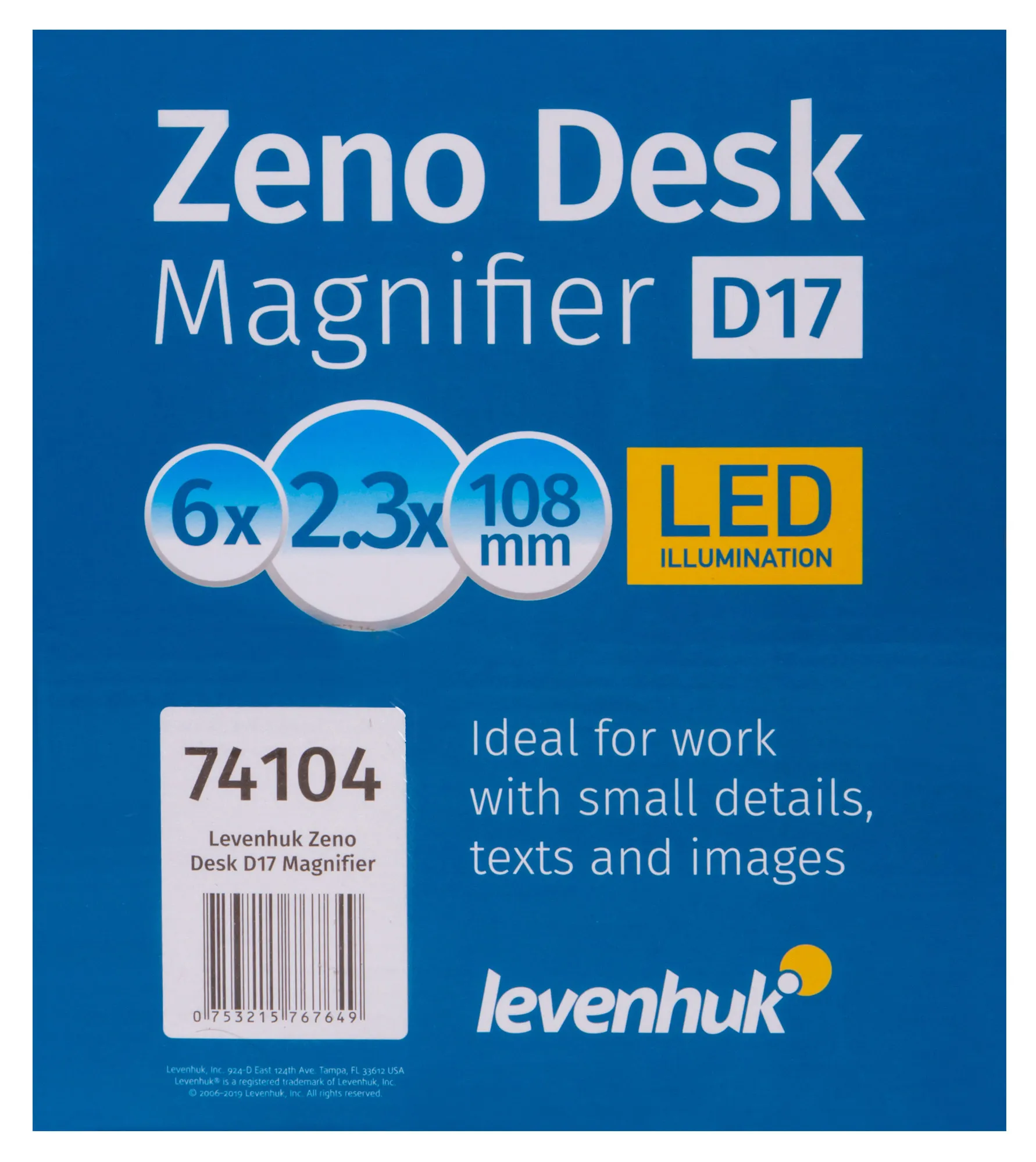 Лупа Levenhuk Zeno Desk D17 9