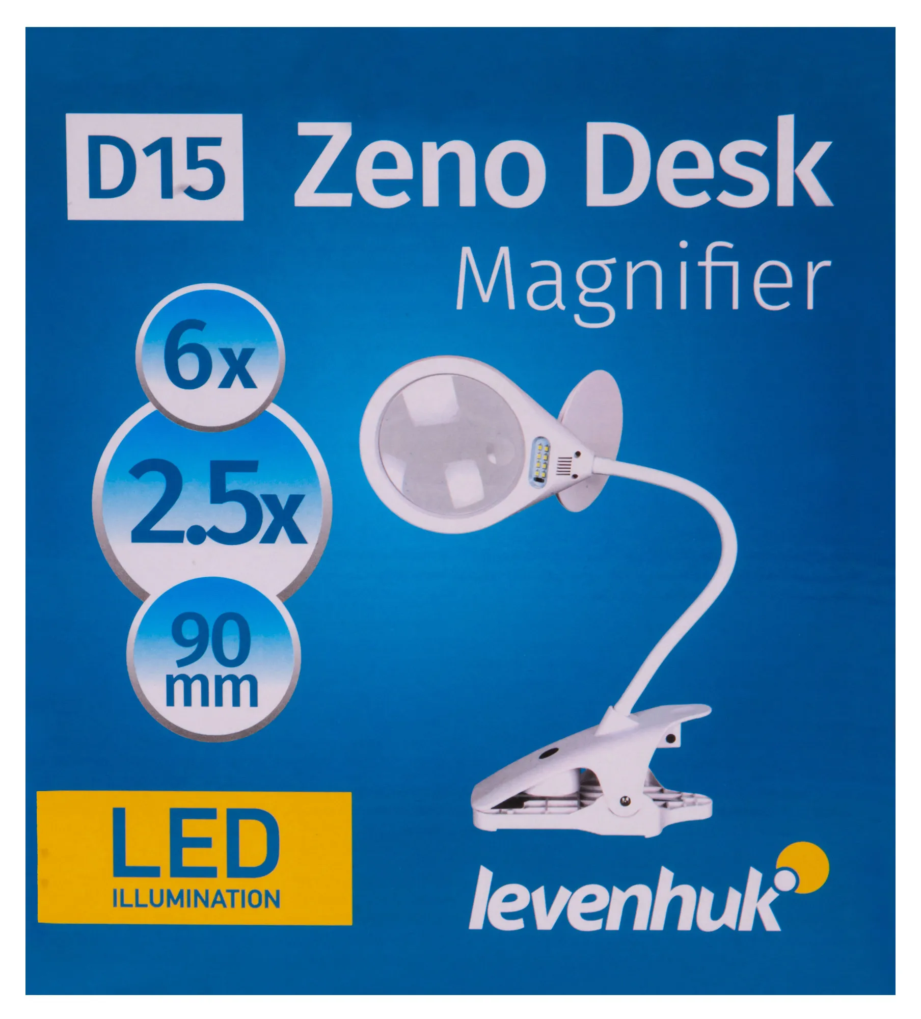 Лупа Levenhuk Zeno Desk D15 4