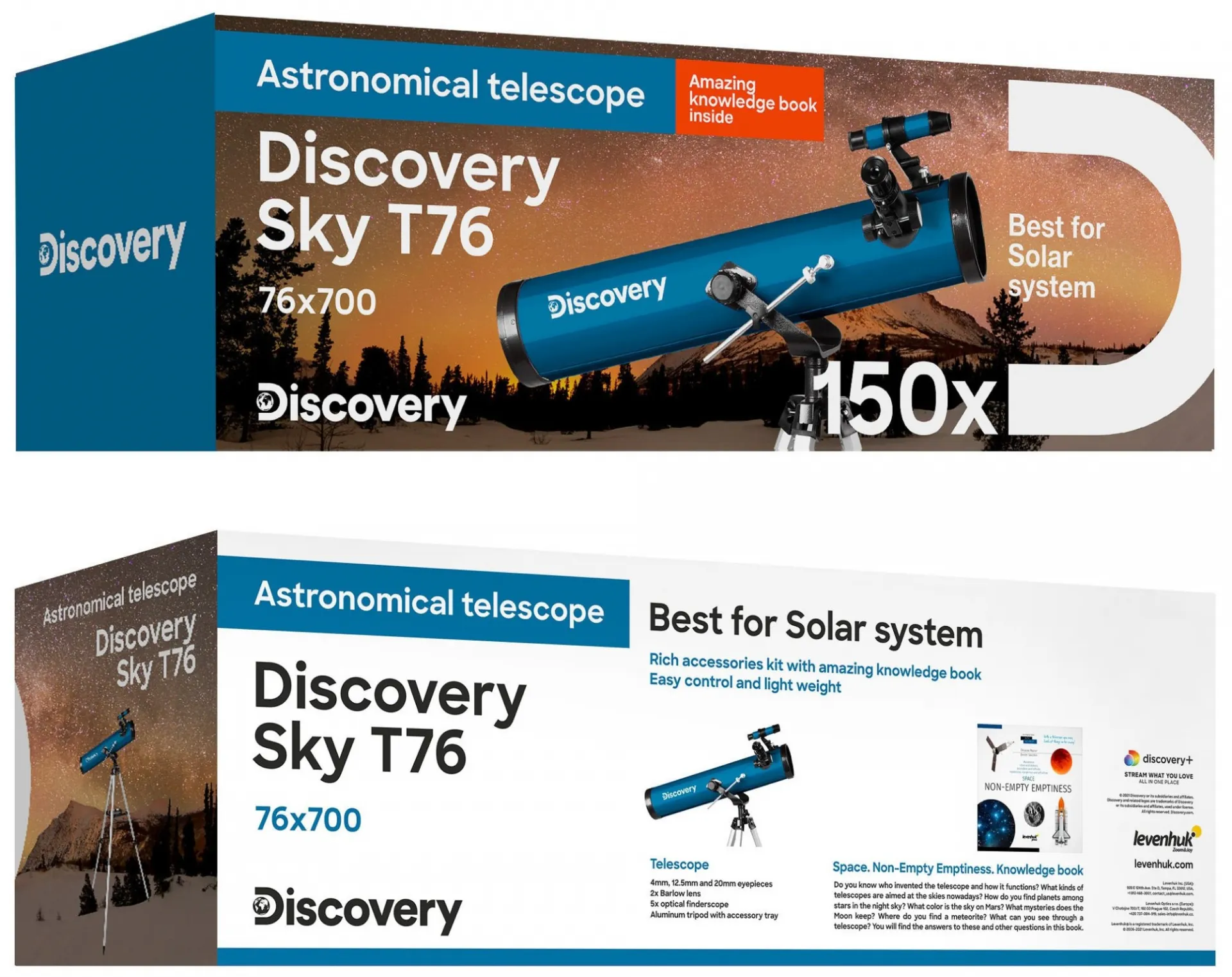 Телескоп Discovery Sky T76 с книга 2
