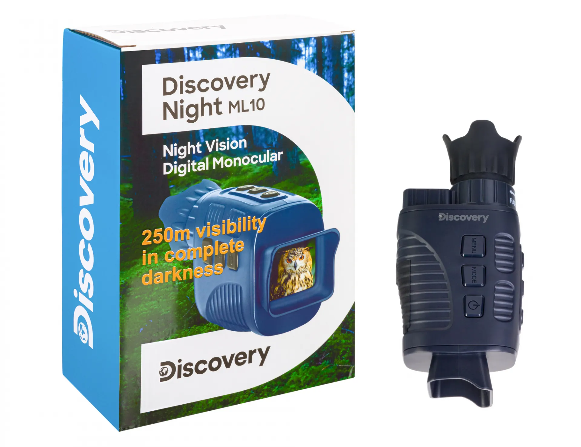 Цифров далекоглед за нощно виждане Discovery Night ML10 с триножник  2