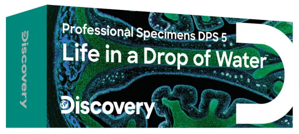 Набор от микропрепарати Discovery Prof DPS 5. „Живот в капка вода“ 1