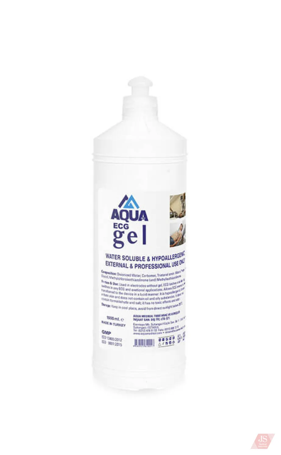  Conductive contact gel for ECG and EEG examinations, 1 liter