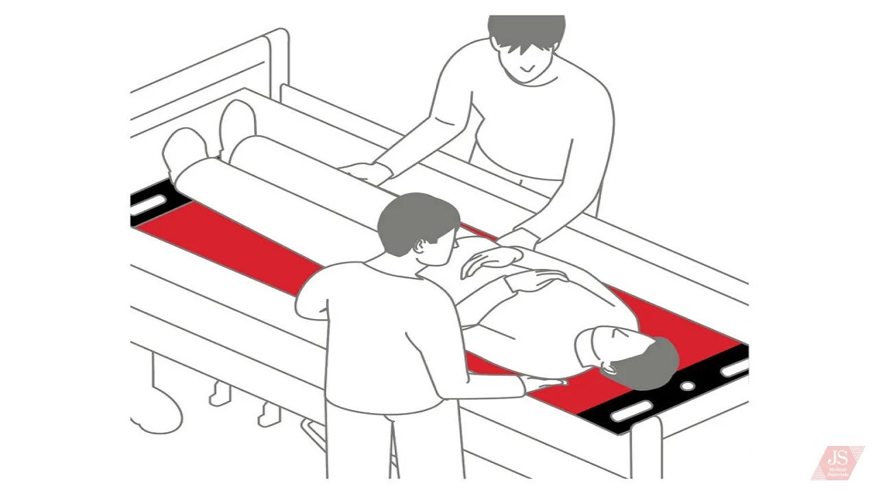 Foldable rollboard stretcher for transporting patients 4