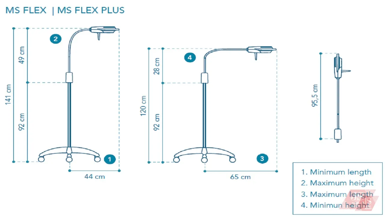 Лед лампа за гинекологични прегледи - MS Flex / 4.500 K 3