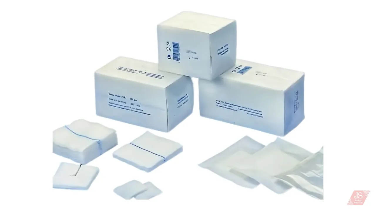 Gauze compresses - 8 diples / Non-sterile 100 pcs 2