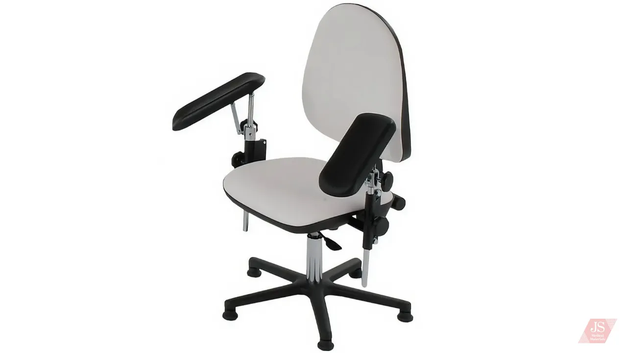 Height-adjustable blood sampling chair 1