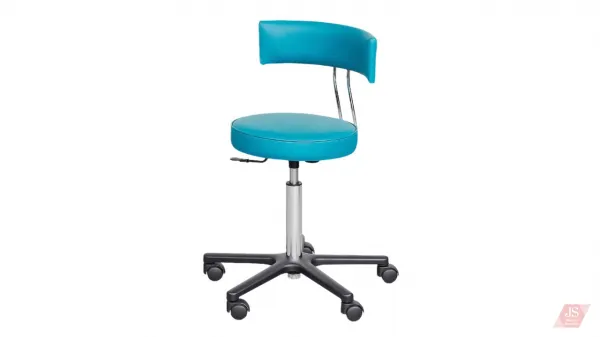 Swivel doctor's chair, with backrest and adjustable height 1