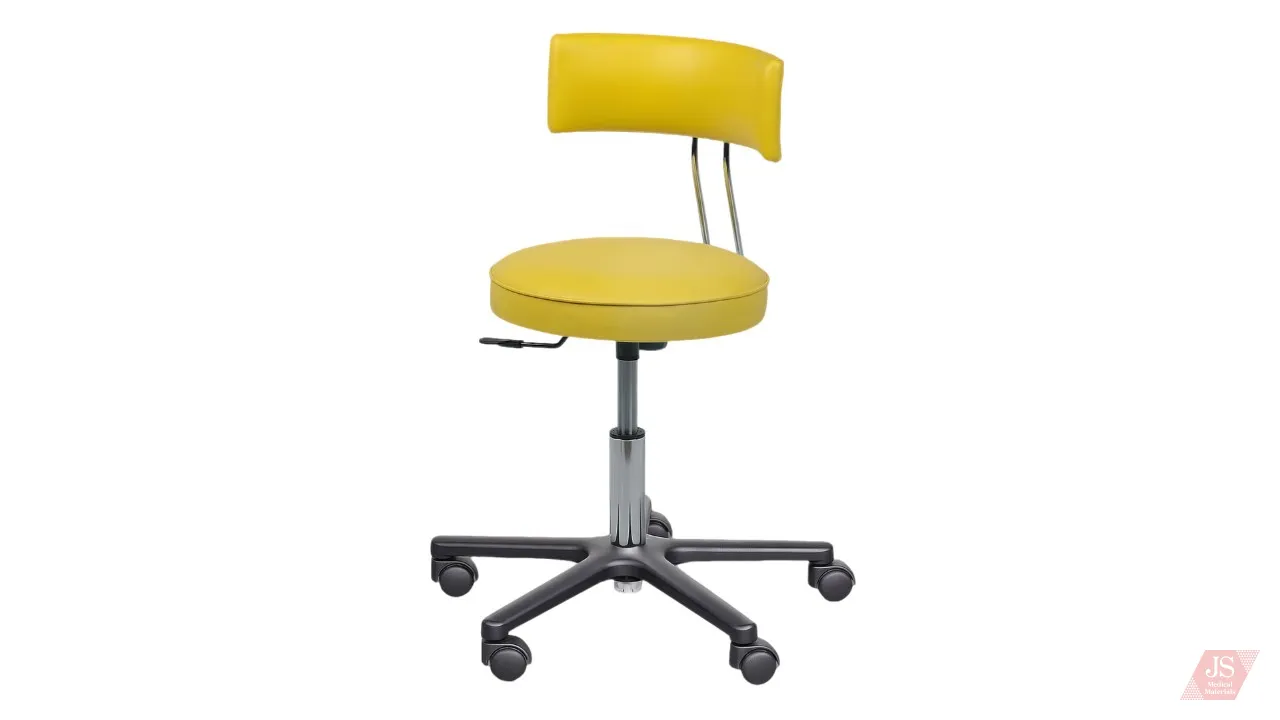 Swivel doctor's chair, with backrest and adjustable height 5