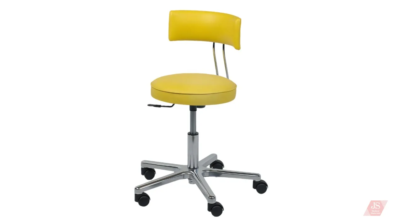 Swivel doctor's chair, with backrest and adjustable height 6