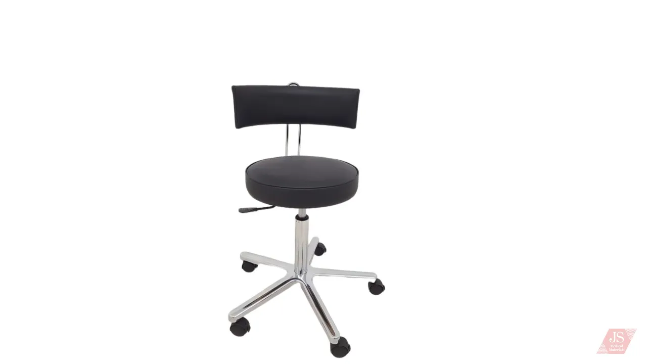 Swivel doctor's chair, with backrest and adjustable height 9