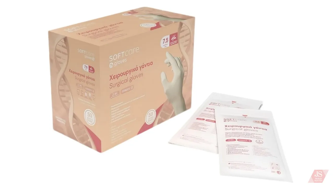 Sterile latex gloves - surgical Soft Care 2