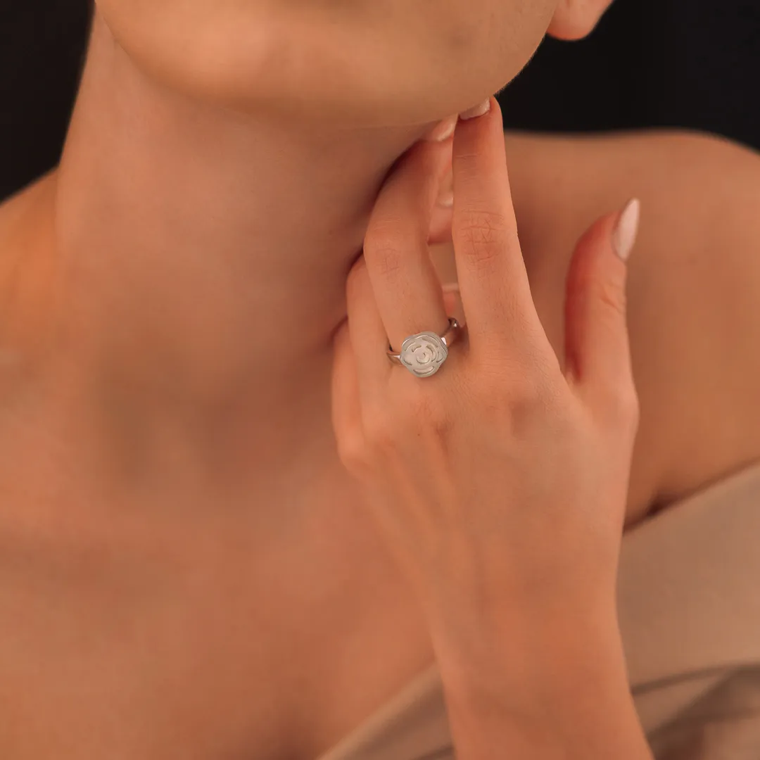 Сребърен пръстен Роза Venancio 2
