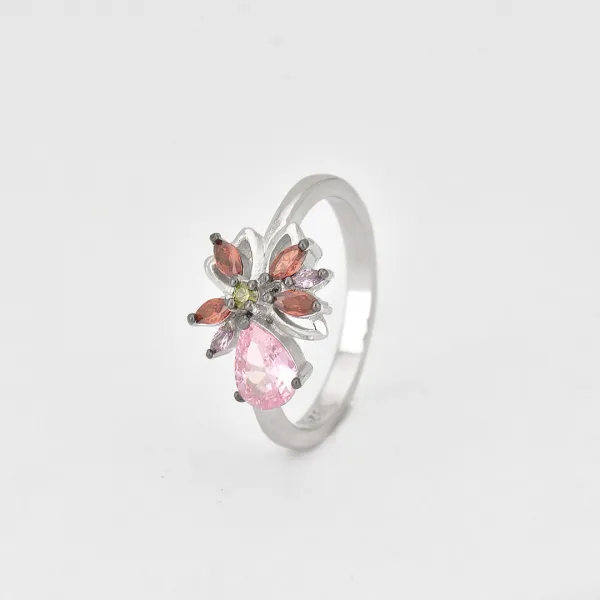 Сребърен пръстен цвете La Alfredo 1