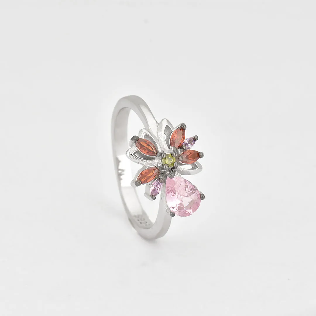 Сребърен пръстен цвете La Alfredo 2