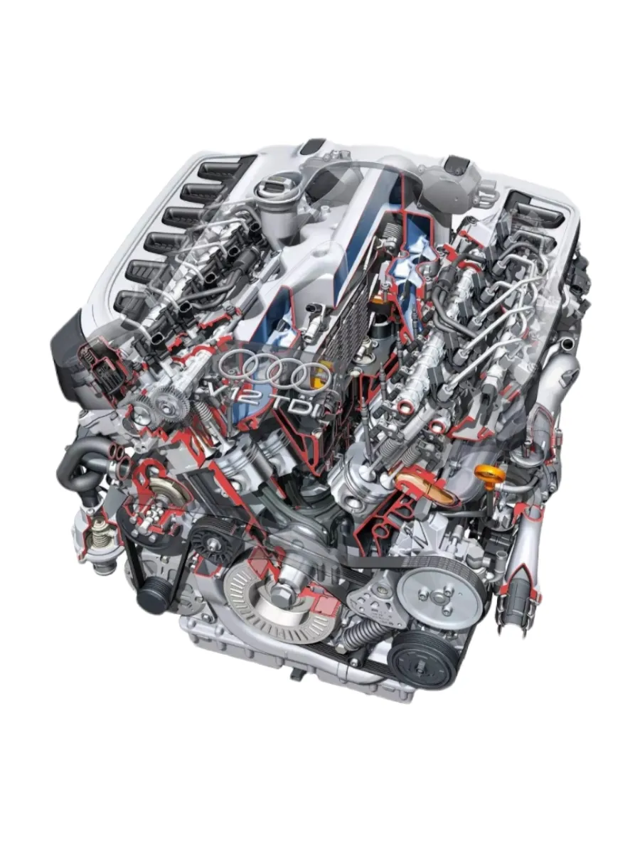 Двигател от Audi Q7 6.0 V12 TDI Quattro (2009-2015) 4