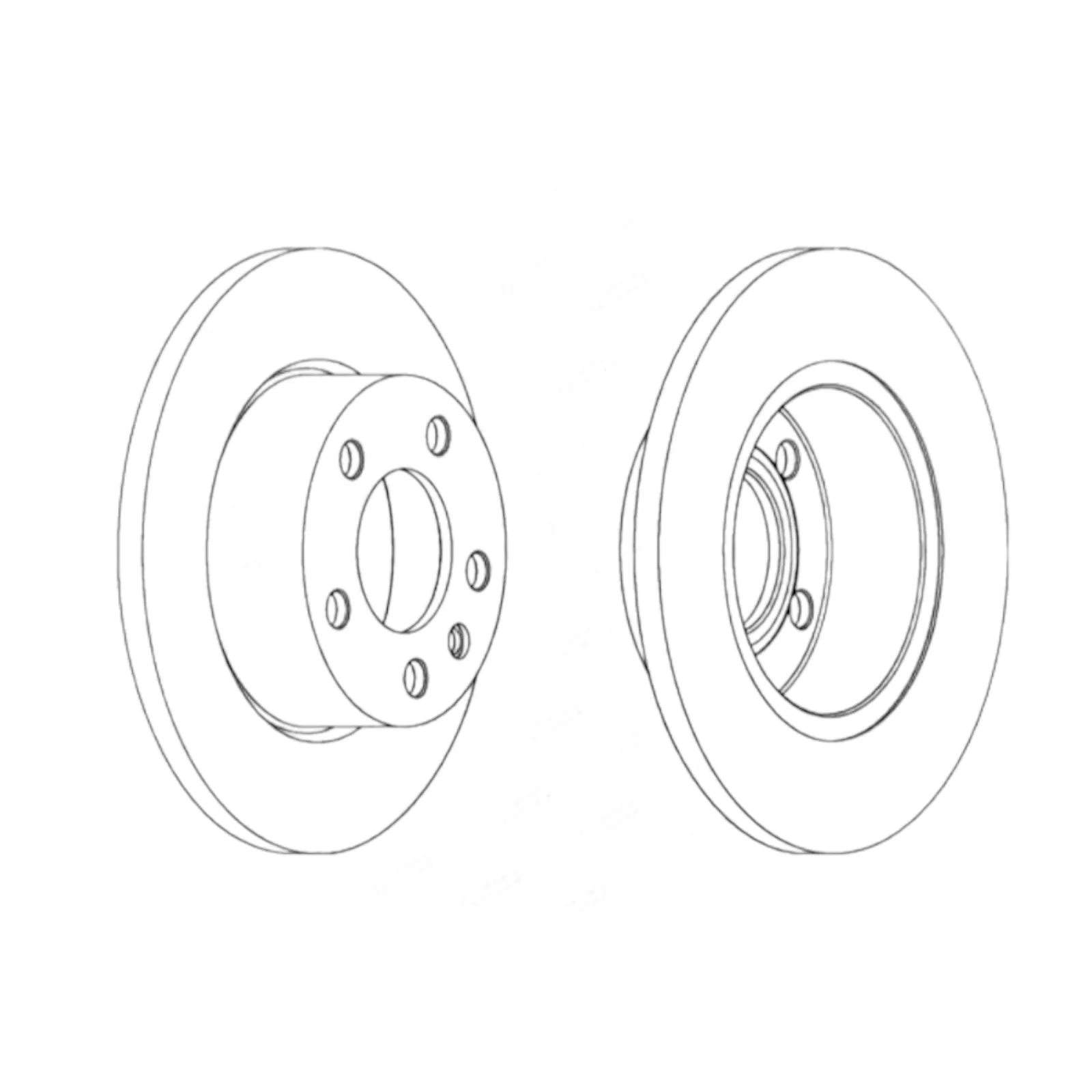 FERODO Комплект Спирачни дискове [DDF131, 6201.00/BD-9040/14.0421/203609]
