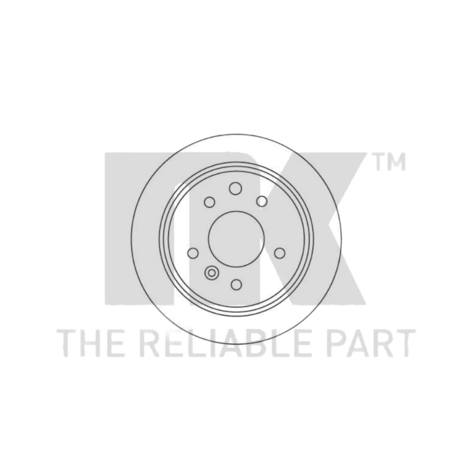 NK Комплект Спирачни дискове, задна ос [201217, 6920.00, DF2560] 1