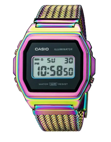 Дамски дигитален часовник Casio - A1000PRW-1ER