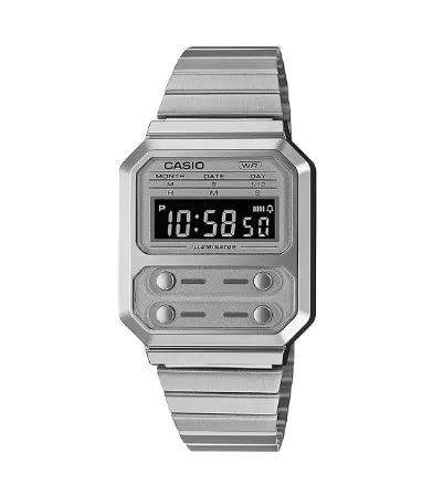 Мъжки дигитален часовник Casio - A100WE-7BEF