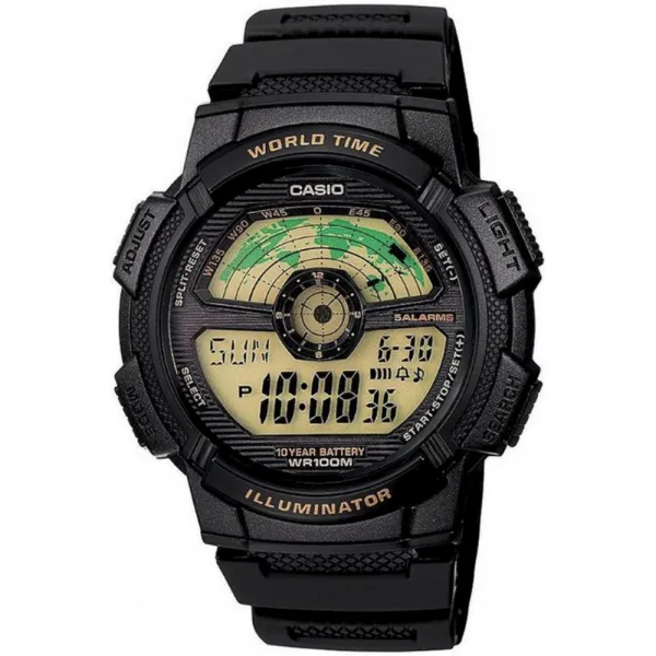 Мъжки дигитален часовник Casio - AE-1100W-1BVSDF