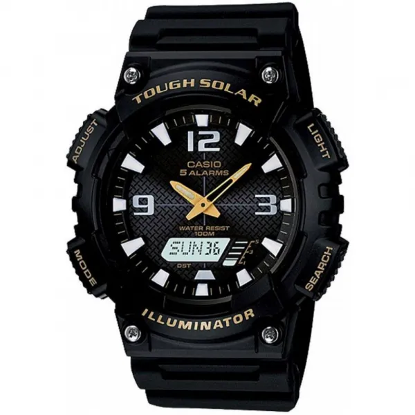 Мъжки дигитален часовник Casio Solar - Casio Collection - AQ-S810W-1BVDF