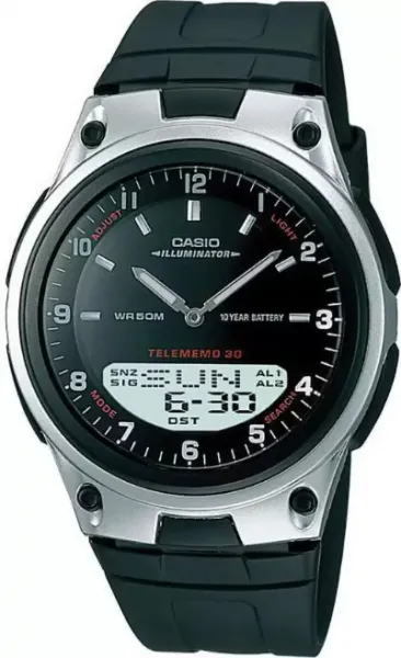 Мъжки дигитален часовник Casio Solar - Casio Collection - AW-80-1AVDF