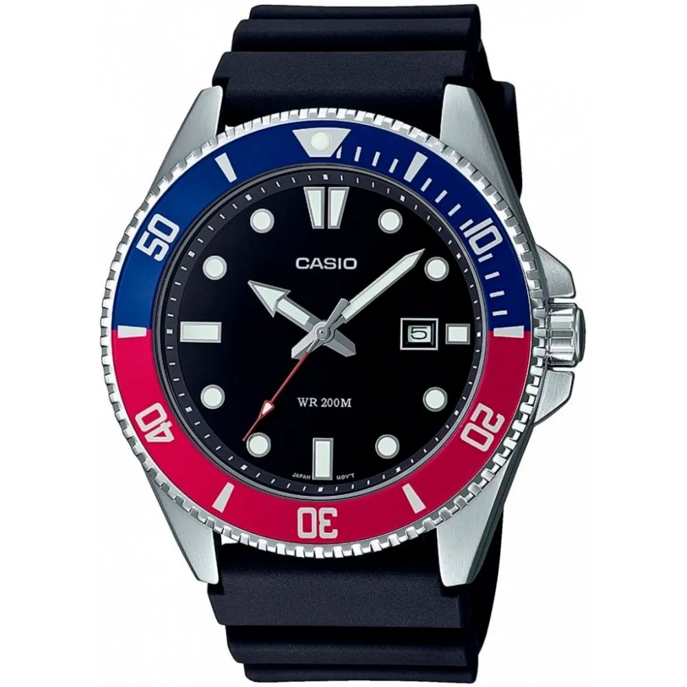 Мъжки аналогов часовник Casio Diving - MDV-107-1A3VEF