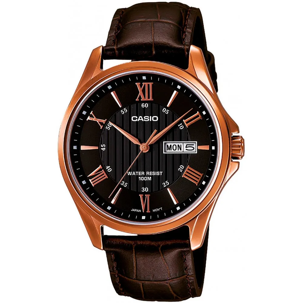 Мъжки аналогов часовник Casio - Casio Collection - MTP-1384L-1AVDF