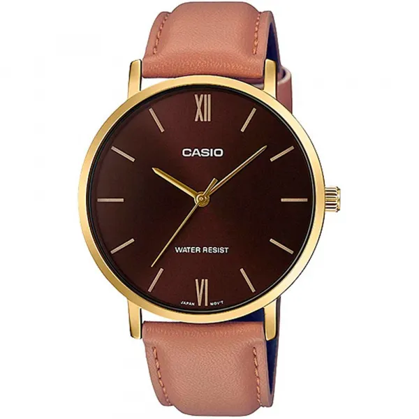 Мъжки аналогов часовник Casio - Casio Collection - MTP-VT01GL-5BUDF