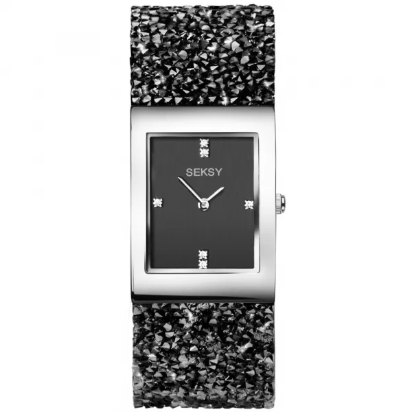 Дамски часовник Seksy Rocks Swarovski Crystals - S-2573.37