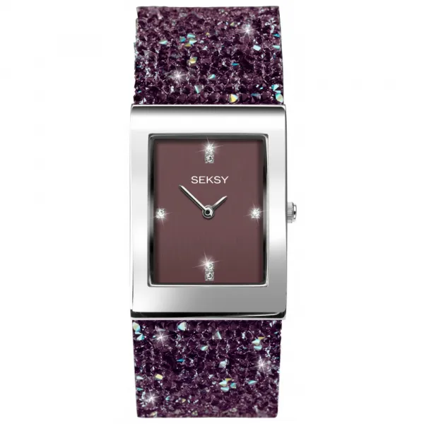 Дамски часовник Seksy Rocks Swarovski Crystals - S-2857.37