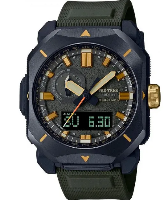 Мъжки соларен часовник Pro Trek Triple Sensor - PRW-6900Y-3ER 1