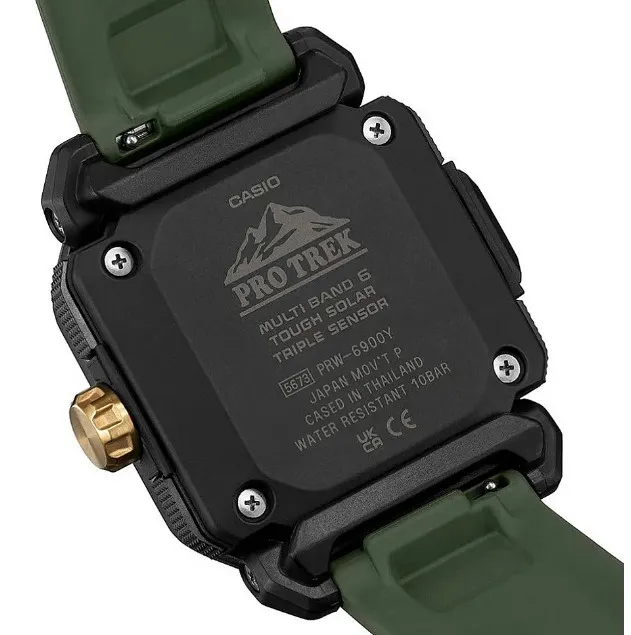 Мъжки соларен часовник Pro Trek Triple Sensor - PRW-6900Y-3ER 2