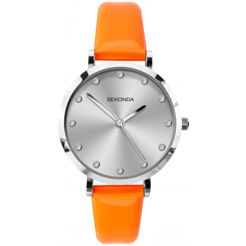 Дамски часовник Sekonda Editions Neon Orange - S-40011.00