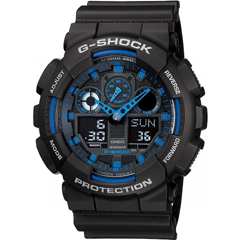 Мъжки часовник CASIO G-SHOCK - GA-100-1A2ER