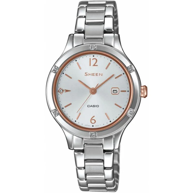 Дамски часовник Casio Sheen Swarovski Edition - SHE-4533D-7AUER