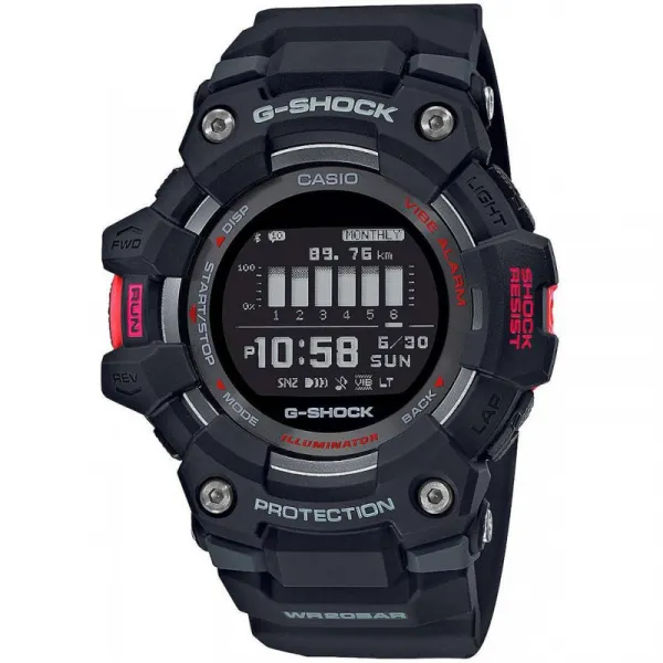 Мъжки часовник Casio G-Shock G-Squad Bluetooth - GBD-100-1ER