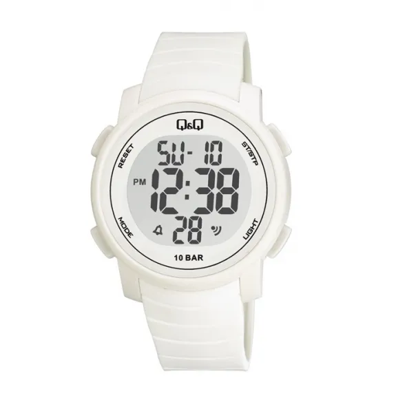 Унисекс часовник Q&Q M122J002Y, бял цвят