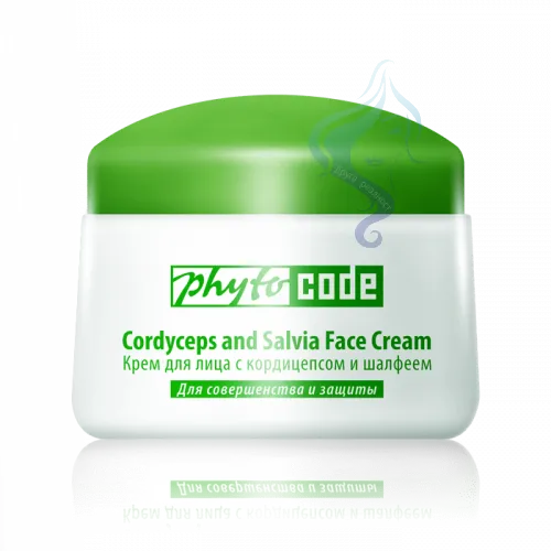 Крем за лице с кордицепс и салвия Phyto Code със SPF 9.2, 50 g