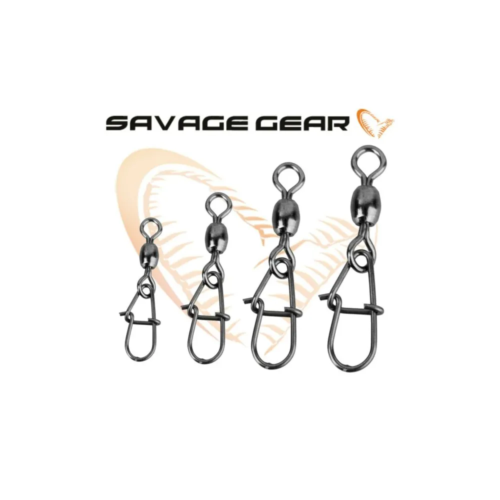 Savage Gear Eggsnap Swivel Вирбел с карабинка 3