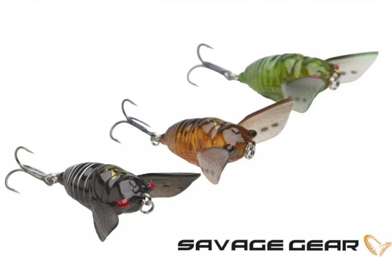 Savage Gear 3D Cicada 3.3см Повърхностна примамка 2