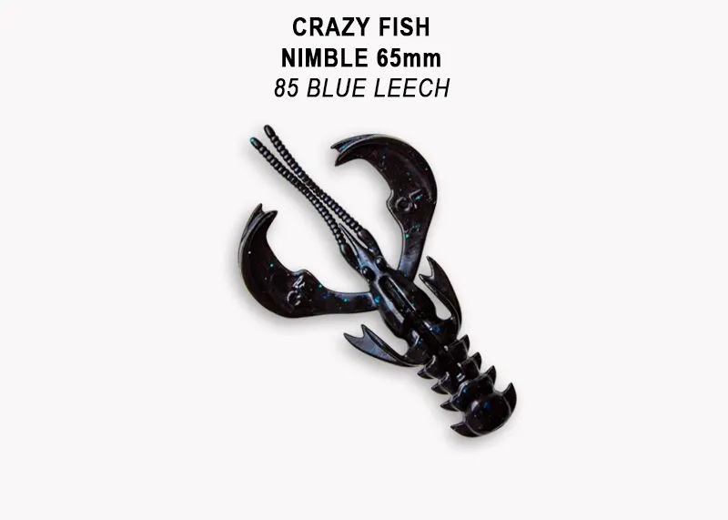 Crazy Fish Nimble 6.5см Силиконова Примамка 16