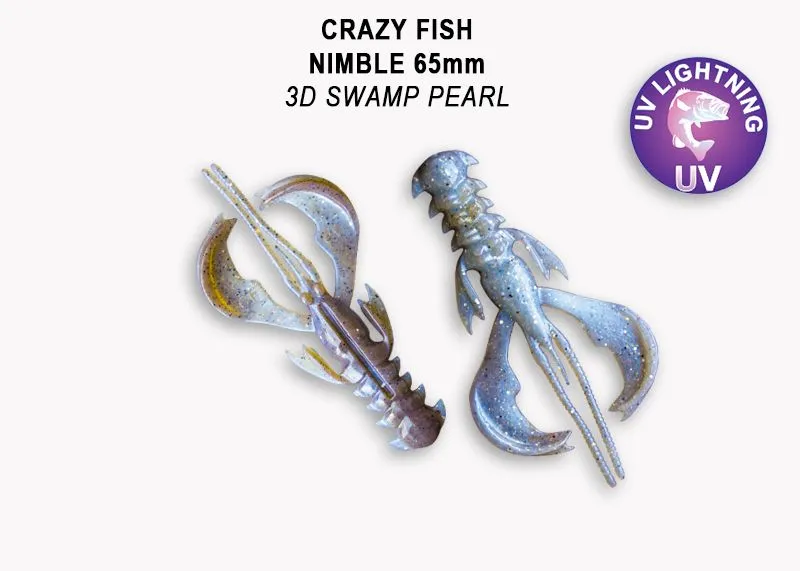 Crazy Fish Nimble 6.5см Силиконова Примамка 13
