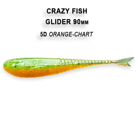 Crazy Fish Glider 9см Силиконова Примамка 6