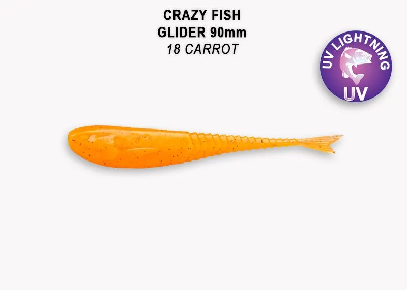 Crazy Fish Glider 9см Силиконова Примамка 14