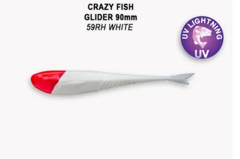 Crazy Fish Glider 9см Силиконова Примамка 7