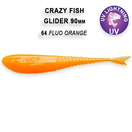 Crazy Fish Glider 9см Силиконова Примамка 5
