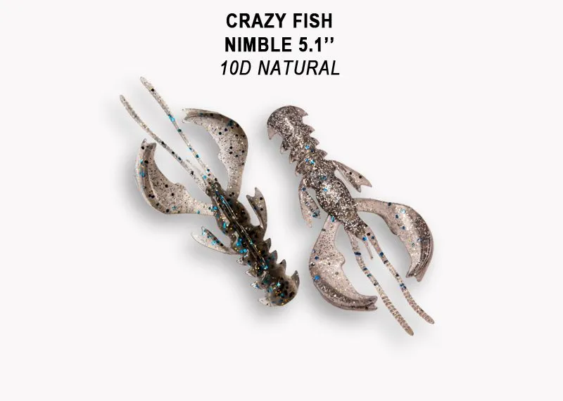 Crazy Fish Nimble 10см Силиконова Примамка 17