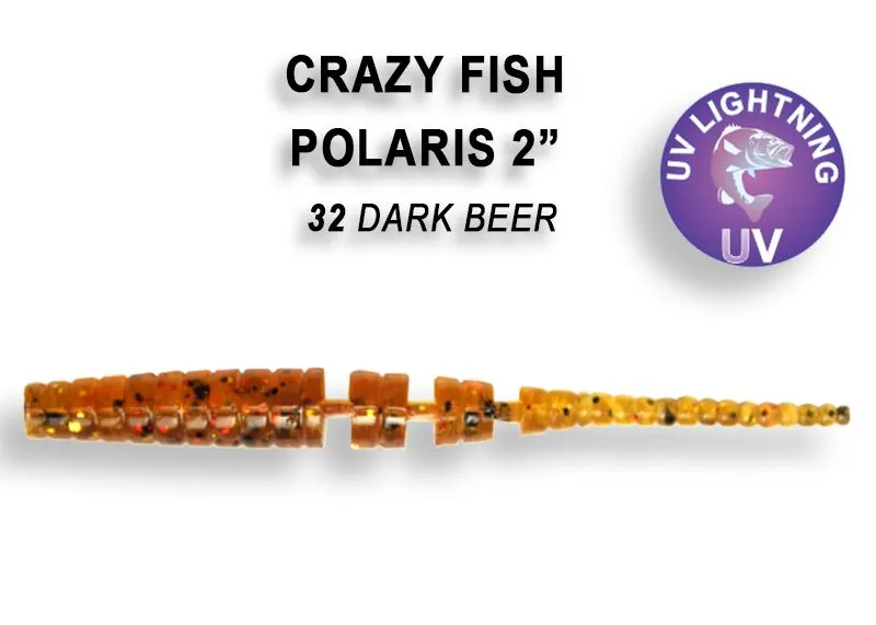 Crazy Fish Polaris 5.4см Силиконова Примамка 22
