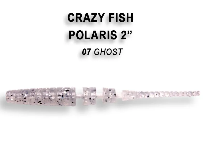 Crazy Fish Polaris 5.4см Силиконова Примамка 38